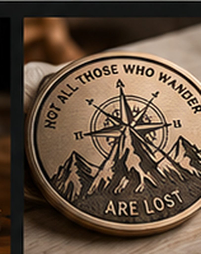 Round engraved plaque demo image