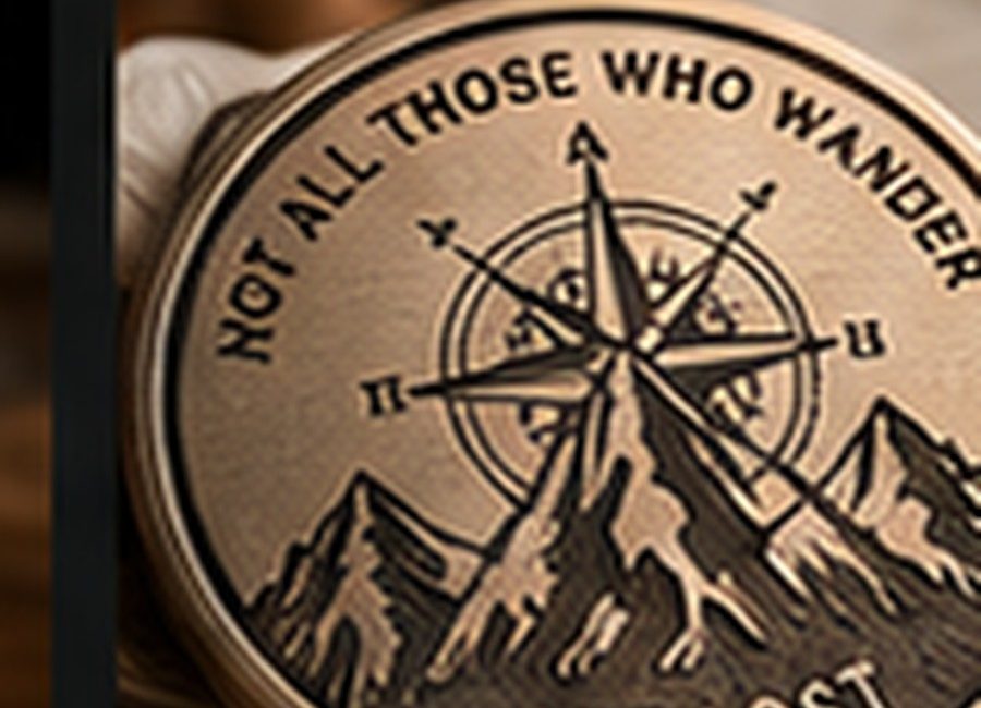 Round engraved plaque demo image