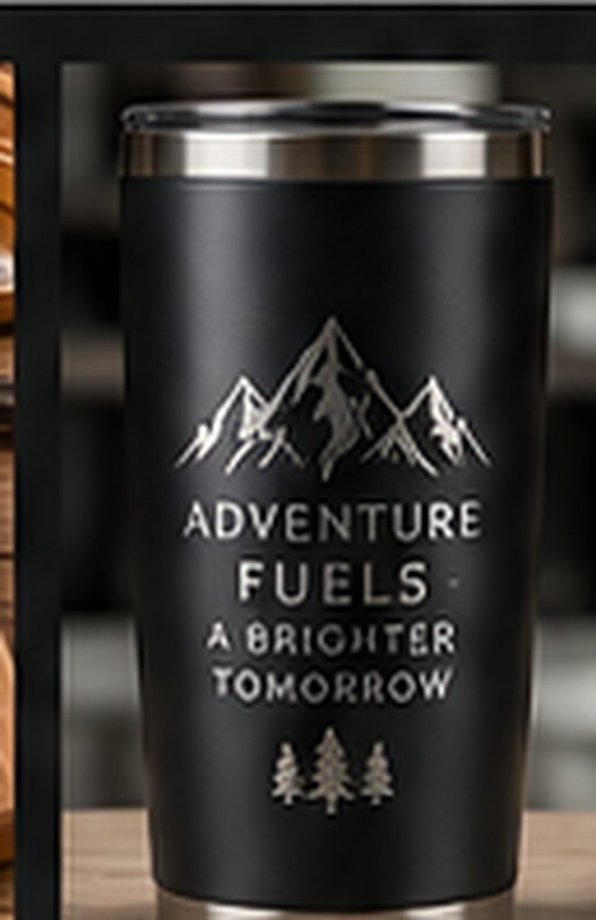 Engraved tumbler demo image